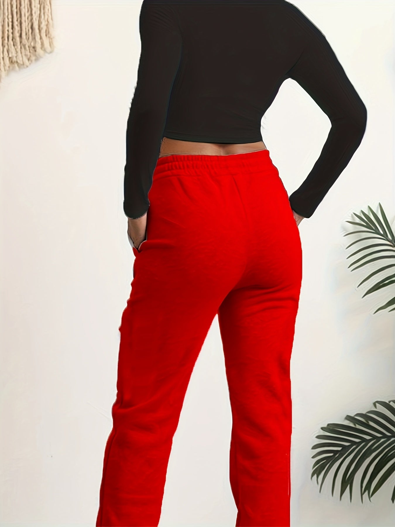 5599S19 Fitted Cropped Long Sleeve Set, European And American Women'S Clothing, Sweatshirt Fabric, Sports Casual Style, Drawstring with Pockets, Long Sleeve Fitted Leisure Outfit.